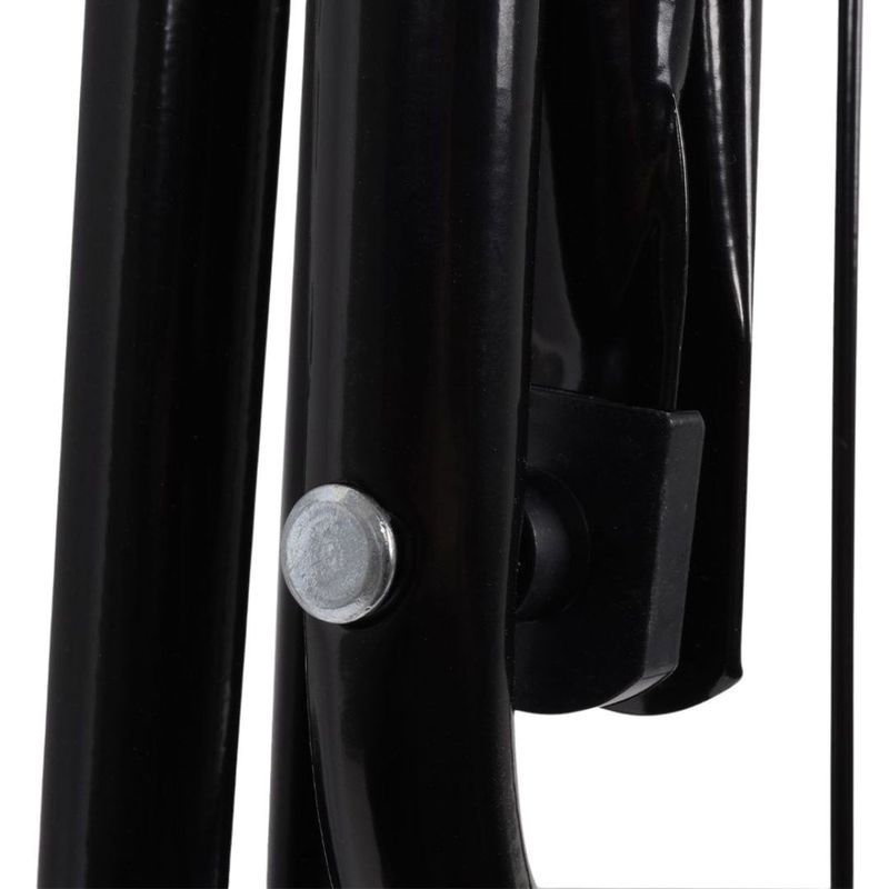 Electronice si Electrocasnice - Masini si uscatoare de rufe - Uscatoare de rufe - Uscator de rufe pliabil din metal, pentru balcon, suprafata utilizabila 18 m, negru, 180x55x108 cm - Infinity.ro