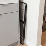 Electronice si Electrocasnice - Masini si uscatoare de rufe - Uscatoare de rufe - Uscator de rufe pliabil din metal, pentru balcon, suprafata utilizabila 18 m, negru, 180x55x108 cm - Infinity.ro