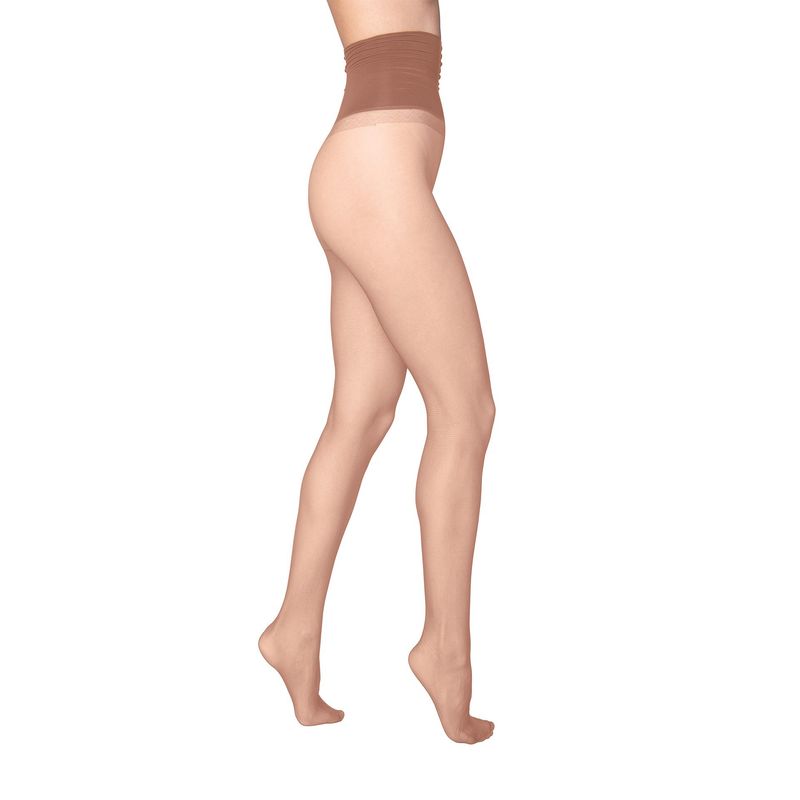 Fashion, accesorii si bijuterii - Femei - Lenjerie si pijamale femei - Sosete si ciorapi femei - Dres FIT CONTROL 15 Den, Gazelle, XL - Infinity.ro