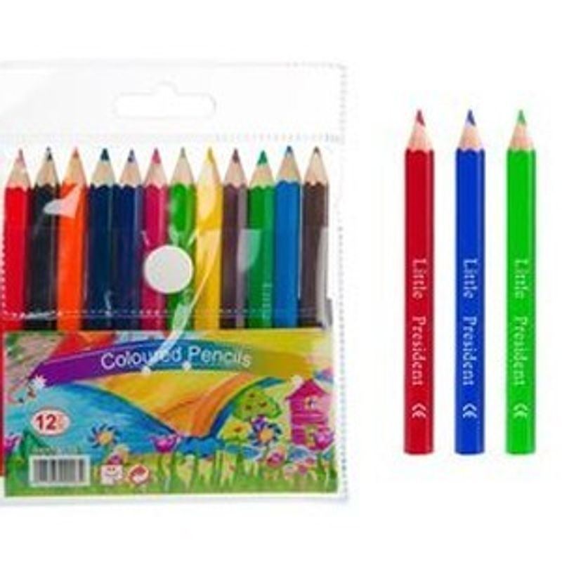 Carti si Birotica - Birotica - Instrumente de scris - Creioane - Set de 12 Creioane Colorate Mini pentru Artisti - Infinity.ro