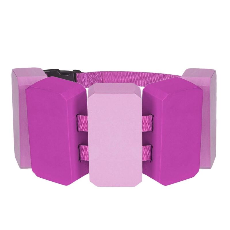 Jucarii, Copii si Bebe - Jucarii si jocuri - Jucarii de exterior - Colaci, ochelari si accesorii inot copii - Centura de inot cu elemente din spuma, Roz Fucsia, 3-6 Ani - Infinity.ro