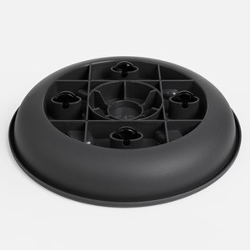 Casa si Gradina - Gradinarit si plante - Plante si ghivece - Ghivece si suporturi - Farfurie Antracit cu Roti pentru Ghiveci Flori cu Scurgere - Infinity.ro