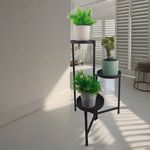 Casa si Gradina - Gradinarit si plante - Plante si ghivece - Ghivece si suporturi - Suport Metalic Modern cu 3 Nivele pentru Ghivece de Flori - Infinity.ro