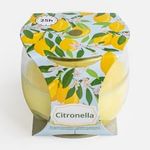 Casa si Gradina - Decoratiuni - Aromaterapie si lumanari - Lumanari si candele - Lumanare cu Citronela in Pahar din Sticla, 120g, Galben - Infinity.ro