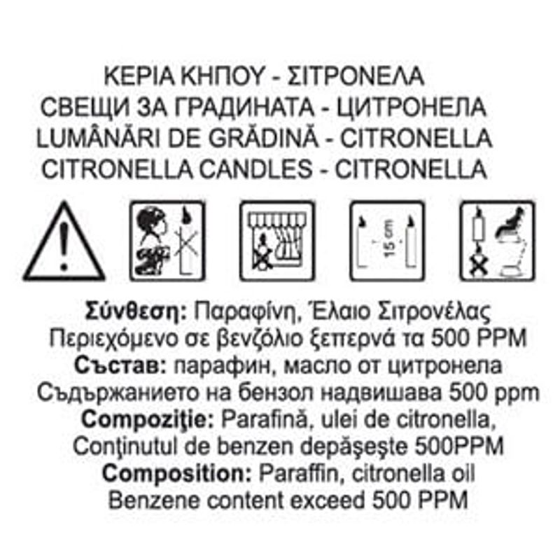 Casa si Gradina - Decoratiuni - Aromaterapie si lumanari - Lumanari si candele - Ghiveci Ceramic Verde cu Lumanare Citronela Relief - Infinity.ro