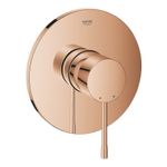 Casa si Gradina - Sanitare - Cazi si cabine de dus - Coloane si seturi de dus - Unitate comanda Grohe 24057DA1, Essence, 1 functie, necesita valva, lucios, cupru - Infinity.ro