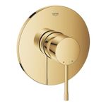 Casa si Gradina - Sanitare - Cazi si cabine de dus - Coloane si seturi de dus - Unitate comanda Grohe 24057GL1, Essence, 1/2'', 1 iesire, necesita valva, lucios, auriu - Infinity.ro