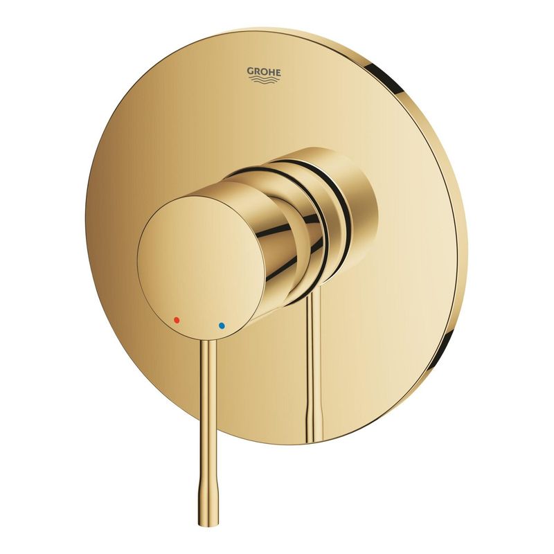 Casa si Gradina - Sanitare - Cazi si cabine de dus - Coloane si seturi de dus - Unitate comanda Grohe 24057GL1, Essence, 1/2'', 1 iesire, necesita valva, lucios, auriu - Infinity.ro