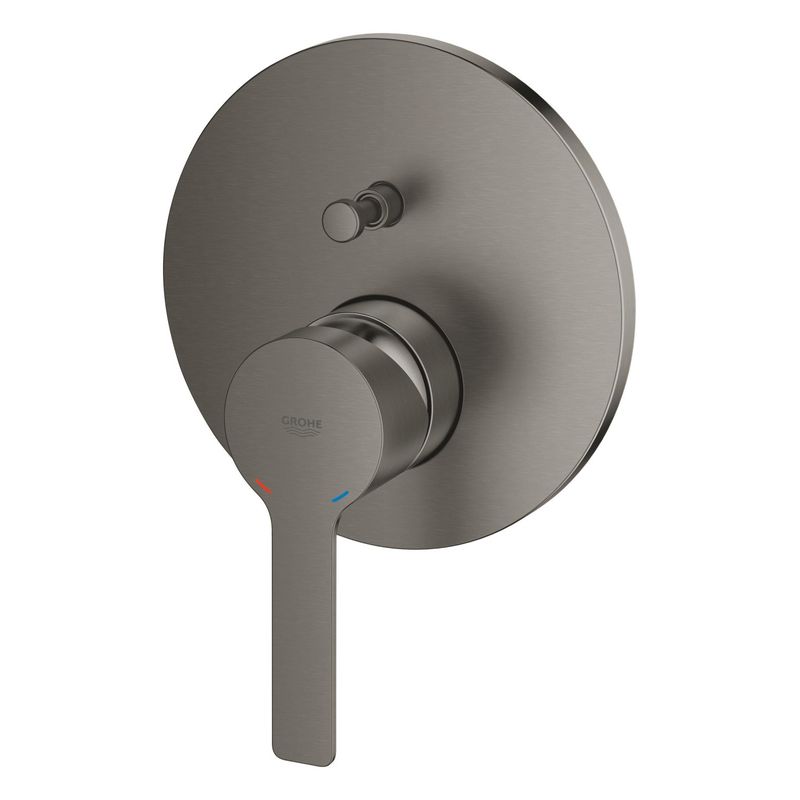 Casa si Gradina - Sanitare - Cazi si cabine de dus - Coloane si seturi de dus - Unitate comanda Grohe 24064AL1, Lineare, 2 iesiri, necesita valva, mat, grafit - Infinity.ro