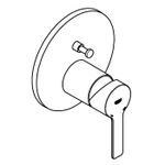 Casa si Gradina - Sanitare - Cazi si cabine de dus - Coloane si seturi de dus - Unitate comanda Grohe 24064DL1, Lineare, 2 functii, diverter, necesita valva, mat, cupru - Infinity.ro