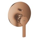 Casa si Gradina - Sanitare - Cazi si cabine de dus - Coloane si seturi de dus - Unitate comanda Grohe 24064DL1, Lineare, 2 functii, diverter, necesita valva, mat, cupru - Infinity.ro