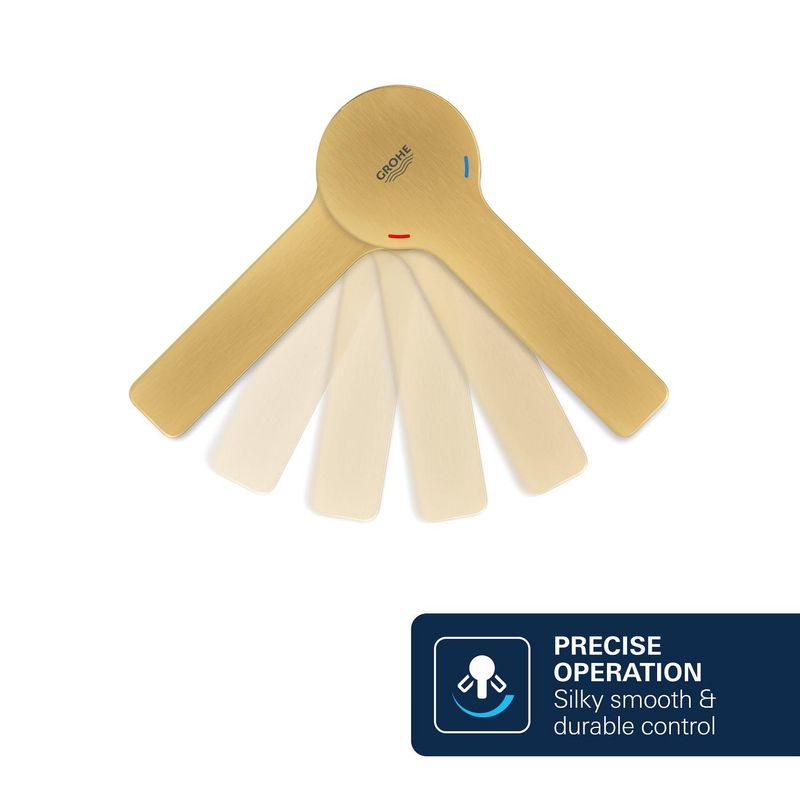 Casa si Gradina - Sanitare - Cazi si cabine de dus - Coloane si seturi de dus - Unitate comanda Grohe 24063GN1, Lineare, 1 functie, necesita valva, mat, auriu - Infinity.ro