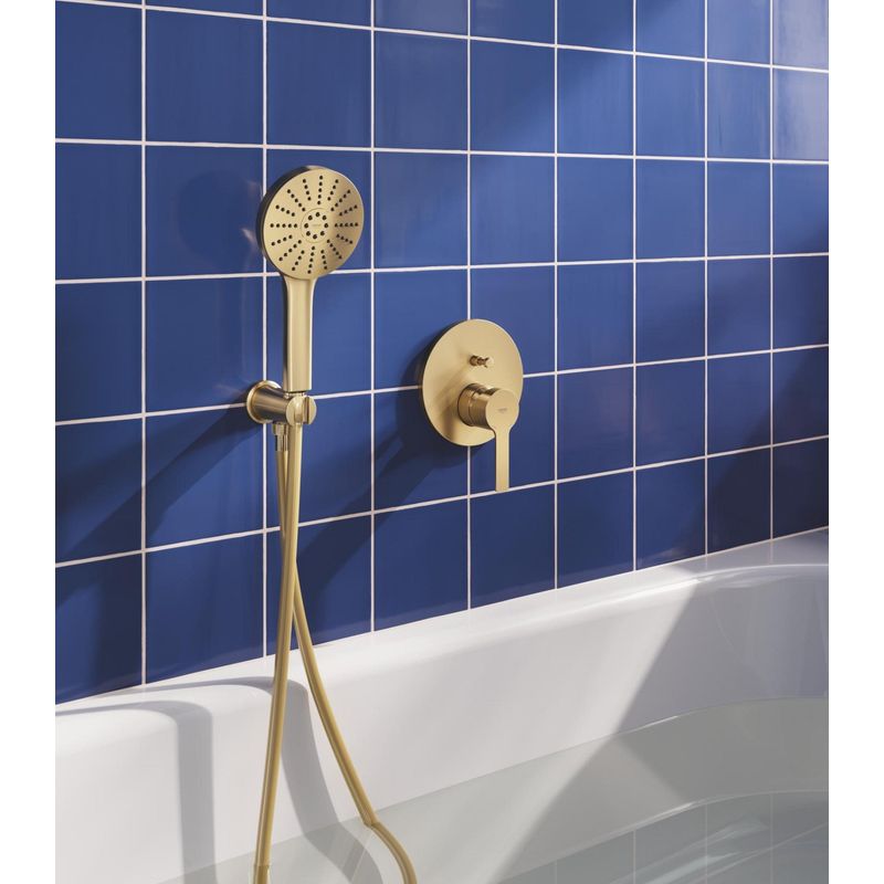 Casa si Gradina - Sanitare - Cazi si cabine de dus - Coloane si seturi de dus - Unitate comanda Grohe 24064GN1, Lineare, 2 functii, diverter, necesita valva, mat, auriu - Infinity.ro