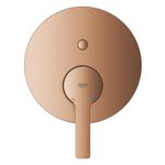 Casa si Gradina - Sanitare - Cazi si cabine de dus - Coloane si seturi de dus - Unitate comanda Grohe 24064DL1, Lineare, 2 functii, diverter, necesita valva, mat, cupru - Infinity.ro