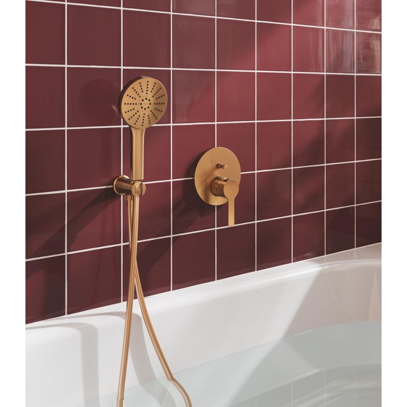 Casa si Gradina - Sanitare - Cazi si cabine de dus - Coloane si seturi de dus - Unitate comanda Grohe 24064DL1, Lineare, 2 functii, diverter, necesita valva, mat, cupru - Infinity.ro