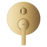 Casa si Gradina - Sanitare - Cazi si cabine de dus - Coloane si seturi de dus - Unitate comanda Grohe 24095GN1, Lineare, 3 functii, diverter, necesita valva, mat, auriu - Infinity.ro