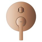 Casa si Gradina - Sanitare - Cazi si cabine de dus - Coloane si seturi de dus - Unitate comanda Grohe 24095DL1, Lineare, 3 functii, diverter, necesita valva, mat, cupru - Infinity.ro