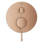 Casa si Gradina - Sanitare - Cazi si cabine de dus - Coloane si seturi de dus - Unitate comanda Grohe 24092DL1, Essence, 1/2'', 3 iesiri, necesita valva, mat, cupru - Infinity.ro