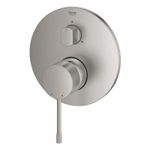 Casa si Gradina - Sanitare - Cazi si cabine de dus - Coloane si seturi de dus - Unitate comanda Grohe 24092DC1, Essence, 1/2'', 3 iesiri, necesita valva, mat, otel - Infinity.ro
