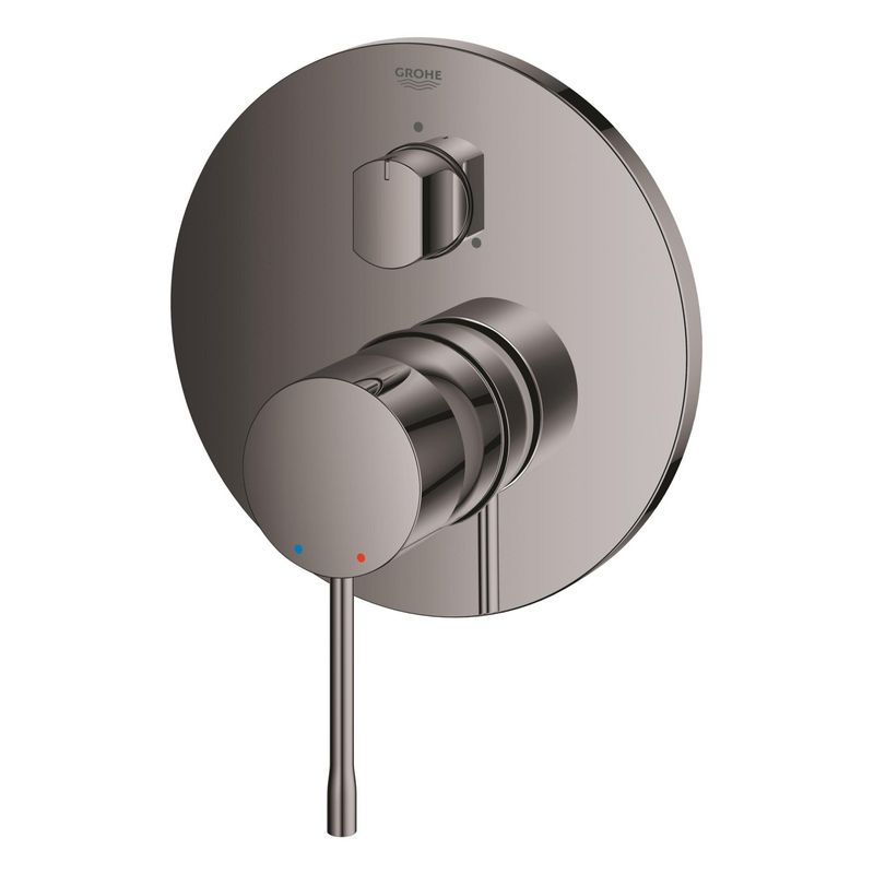 Casa si Gradina - Sanitare - Cazi si cabine de dus - Coloane si seturi de dus - Unitate comanda Grohe 24169A01, Essence, aparenta, 3 iesiri, diverter, necesita valva, lucios, grafit - Infinity.ro