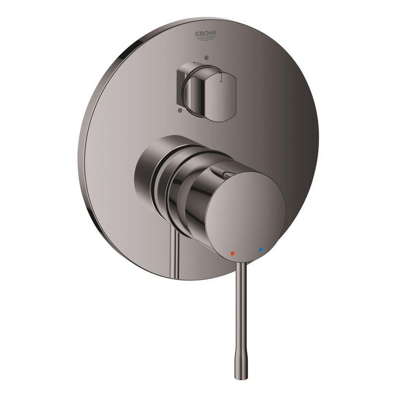Casa si Gradina - Sanitare - Cazi si cabine de dus - Coloane si seturi de dus - Unitate comanda Grohe 24169A01, Essence, aparenta, 3 iesiri, diverter, necesita valva, lucios, grafit - Infinity.ro