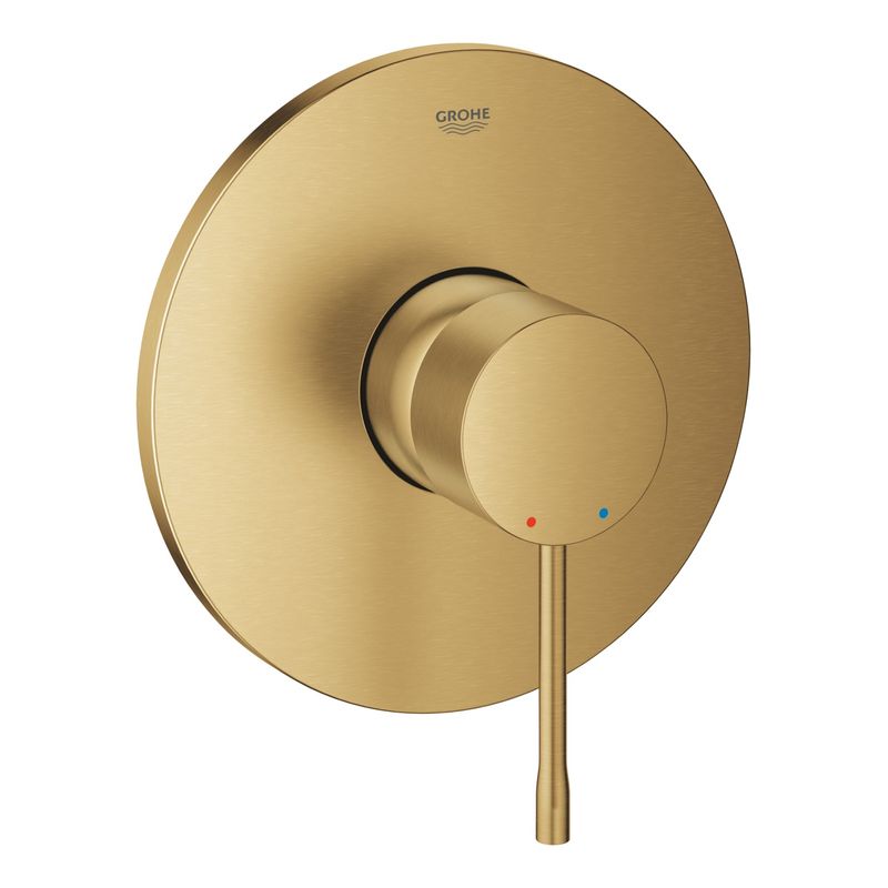 Casa si Gradina - Sanitare - Cazi si cabine de dus - Coloane si seturi de dus - Unitate comanda Grohe 24168GN1, Essence, 1 functie, necesita valva, mat, auriu - Infinity.ro