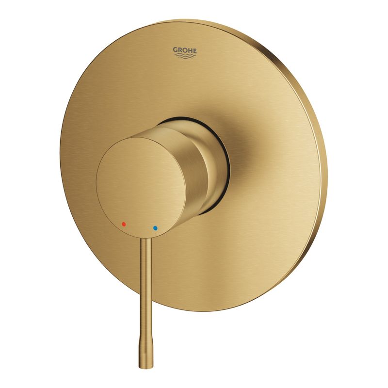 Casa si Gradina - Sanitare - Cazi si cabine de dus - Coloane si seturi de dus - Unitate comanda Grohe 24168GN1, Essence, 1 functie, necesita valva, mat, auriu - Infinity.ro