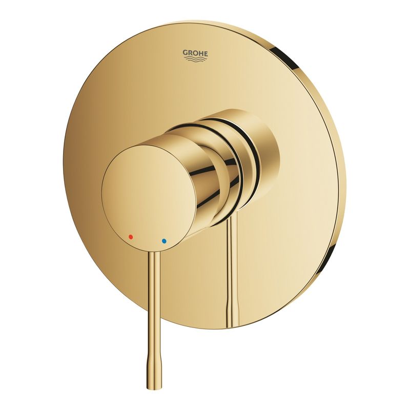 Casa si Gradina - Sanitare - Cazi si cabine de dus - Coloane si seturi de dus - Unitate comanda Grohe 24168GL1, Essence, 1 functie, necesita valva, lucios, auriu - Infinity.ro