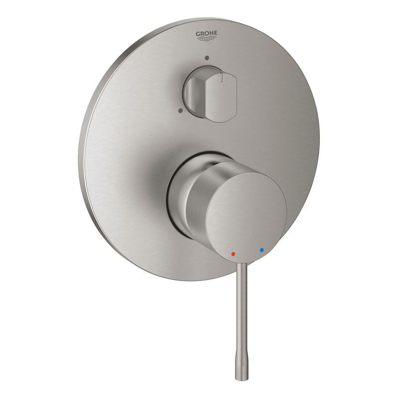 Casa si Gradina - Sanitare - Cazi si cabine de dus - Coloane si seturi de dus - Unitate comanda Grohe 24169DC1, Essence, 3 functii, necesita valva, mat, otel satinat - Infinity.ro