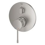 Casa si Gradina - Sanitare - Cazi si cabine de dus - Coloane si seturi de dus - Unitate comanda Grohe 24169DC1, Essence, 3 functii, necesita valva, mat, otel satinat - Infinity.ro