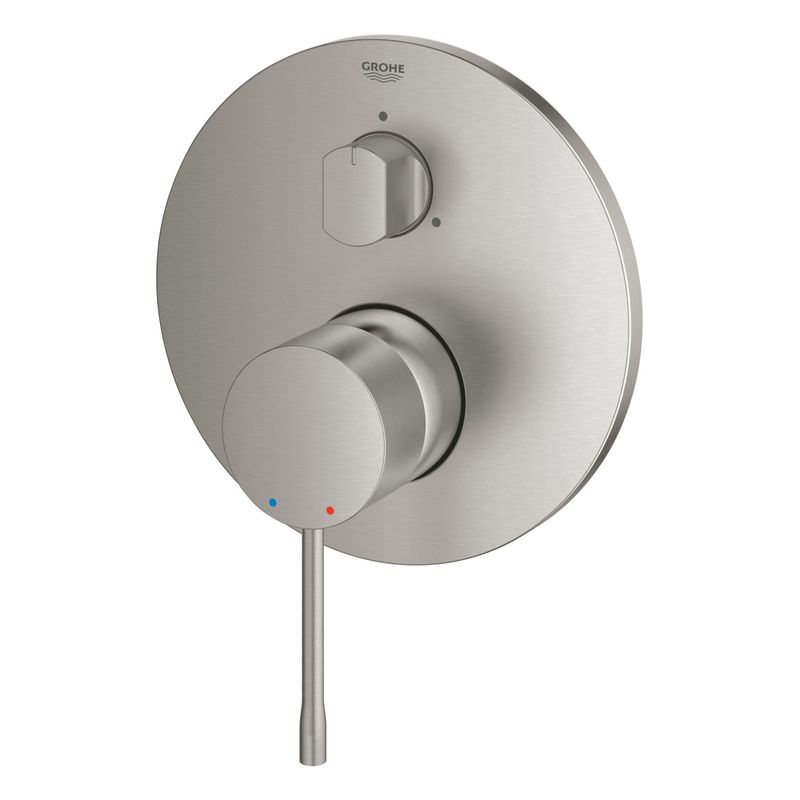 Casa si Gradina - Sanitare - Cazi si cabine de dus - Coloane si seturi de dus - Unitate comanda Grohe 24169DC1, Essence, 3 functii, necesita valva, mat, otel satinat - Infinity.ro