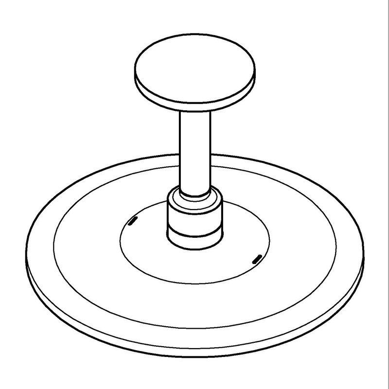 Casa si Gradina - Sanitare - Cazi si cabine de dus - Coloane si seturi de dus - Dus fix Grohe 26477DA0, SmartActive 310 mm, pe tavan, 2 functii, 310 mm, necesita valva, lucios, cupru - Infinity.ro