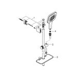 Casa si Gradina - Sanitare - Cazi si cabine de dus - Coloane si seturi de dus - Coloana dus Grohe 26587LS0, SmartActive 310 Cube, 900 mm, 3 functii, crom - Infinity.ro