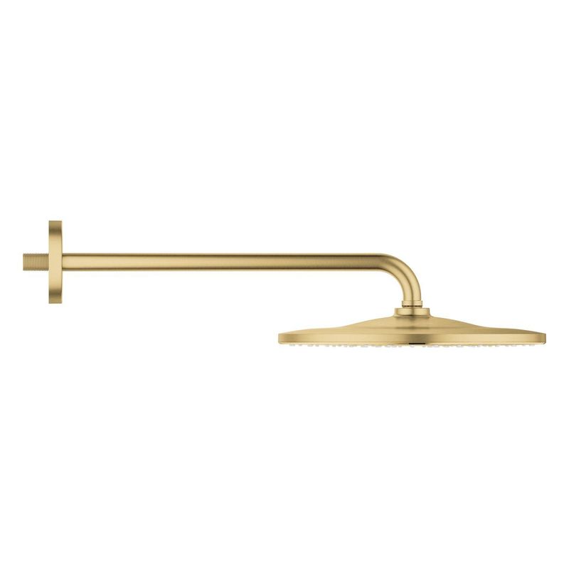 Casa si Gradina - Sanitare - Cazi si cabine de dus - Coloane si seturi de dus - Dus fix Grohe 26558GN0, Rainshower 310, pe perete, 310 mm, 1 functie, mat, auriu - Infinity.ro
