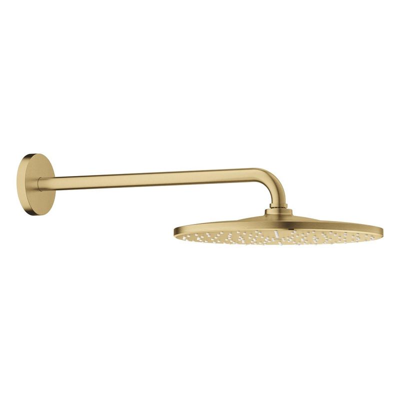 Casa si Gradina - Sanitare - Cazi si cabine de dus - Coloane si seturi de dus - Dus fix Grohe 26558GN0, Rainshower 310, pe perete, 310 mm, 1 functie, mat, auriu - Infinity.ro