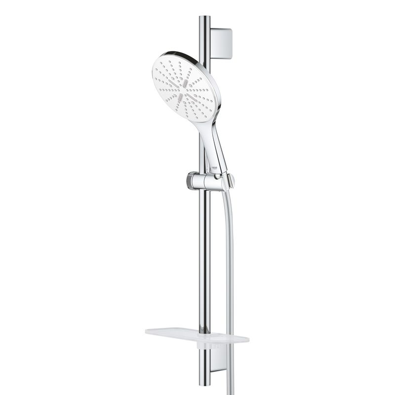 Casa si Gradina - Sanitare - Cazi si cabine de dus - Coloane si seturi de dus - Coloana dus Grohe 26592LS0, SmartActive 150, 600 mm, 3 functii, etajera, crom - Infinity.ro