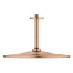 Casa si Gradina - Sanitare - Cazi si cabine de dus - Coloane si seturi de dus - Dus fix Grohe 26560DL0, Rainshower 310, pe tavan, 310 mm, 1 functie, mat, cupru - Infinity.ro
