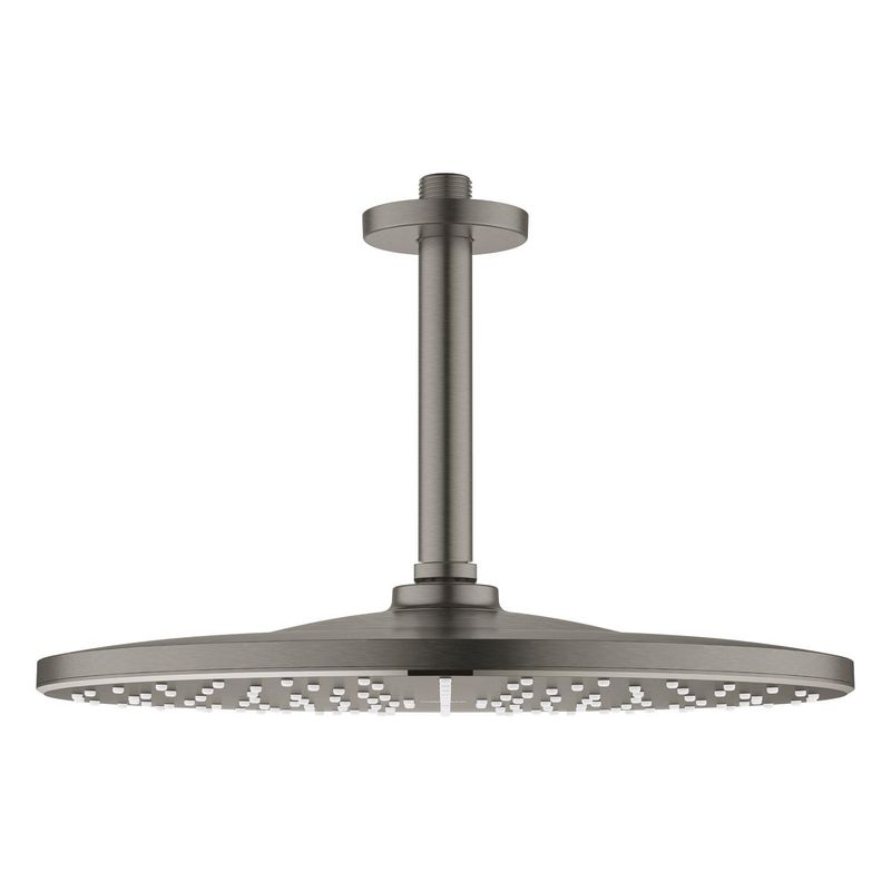 Casa si Gradina - Sanitare - Cazi si cabine de dus - Coloane si seturi de dus - Dus fix Grohe 26560AL0, Rainshower 310, pe tavan, 310 mm, 1 functie, mat, grafit - Infinity.ro