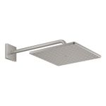 Casa si Gradina - Sanitare - Cazi si cabine de dus - Coloane si seturi de dus - Dus fix Grohe 26564DC0, Rainshower Cube 310, pe perete, 310 mm, 1 functie, mat, otel satinat - Infinity.ro