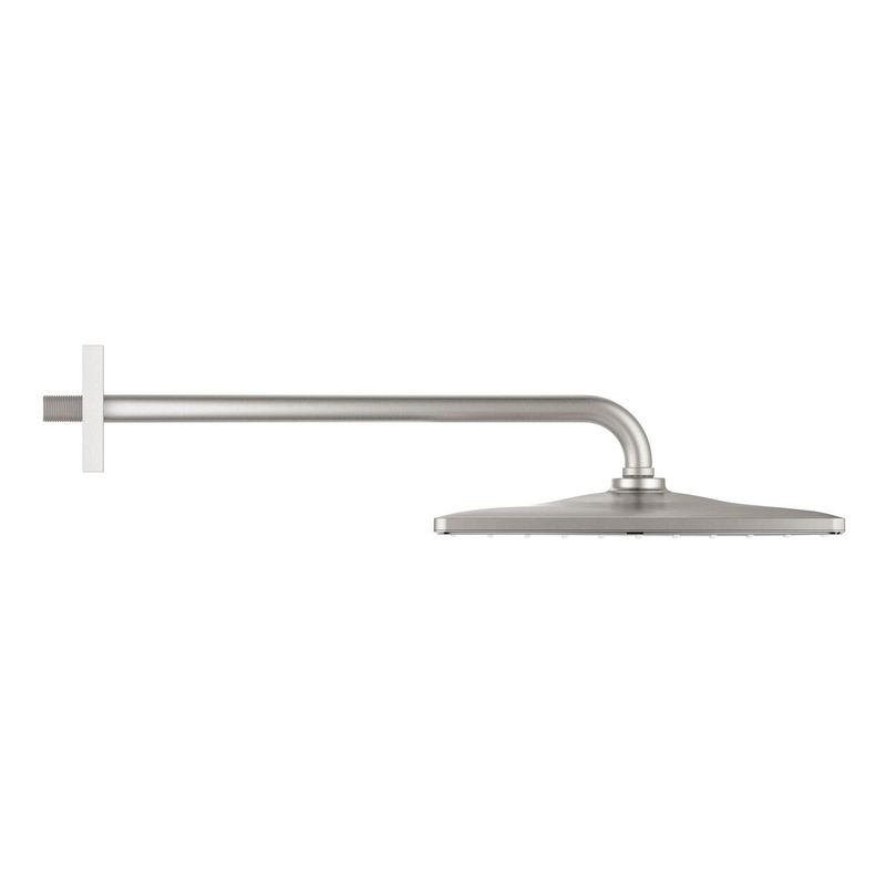 Casa si Gradina - Sanitare - Cazi si cabine de dus - Coloane si seturi de dus - Dus fix Grohe 26564DC0, Rainshower Cube 310, pe perete, 310 mm, 1 functie, mat, otel satinat - Infinity.ro