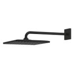 Casa si Gradina - Sanitare - Cazi si cabine de dus - Coloane si seturi de dus - Dus fix Grohe 26564KF0, EuroCube, pe perete, 310 mm, 1 functie, mat, negru - Infinity.ro