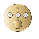 Casa si Gradina - Sanitare - Cazi si cabine de dus - Coloane si seturi de dus - Unitate comanda Grohe 29121GL0, SmartControl, 3 iesiri, termostat, necesita valva, lucius, auriu - Infinity.ro