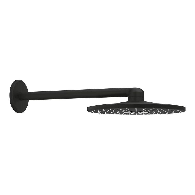 Casa si Gradina - Sanitare - Cazi si cabine de dus - Coloane si seturi de dus - Dus fix Grohe 22123KF0, Rainshower SmartActive 310, 2 functii, 310 mm, necesita valva, mat, negru - Infinity.ro