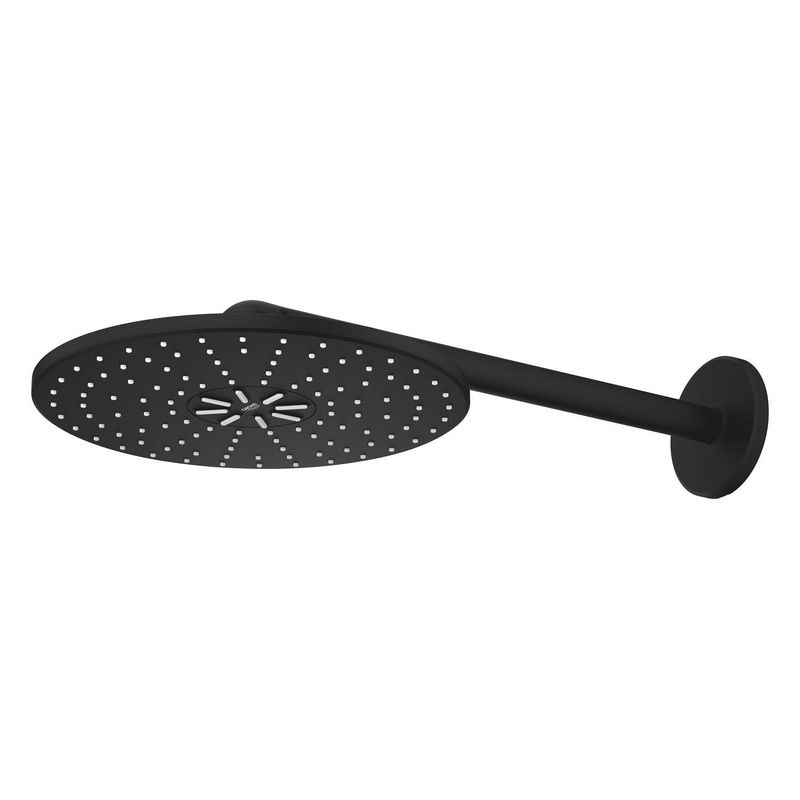 Casa si Gradina - Sanitare - Cazi si cabine de dus - Coloane si seturi de dus - Dus fix Grohe 22123KF0, Rainshower SmartActive 310, 2 functii, 310 mm, necesita valva, mat, negru - Infinity.ro