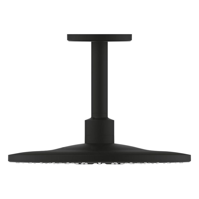 Casa si Gradina - Sanitare - Cazi si cabine de dus - Coloane si seturi de dus - Dus fix Grohe 22124KF0, SmartActive 310, pe tavan, 310 mm, 2 functii, necesita valva, mat, negru - Infinity.ro