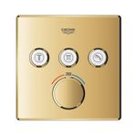 Casa si Gradina - Sanitare - Cazi si cabine de dus - Coloane si seturi de dus - Unitate comanda Grohe 29126GL0, SmartControl, termostat, 3 iesiri, necesita valva, lucios, auriu - Infinity.ro