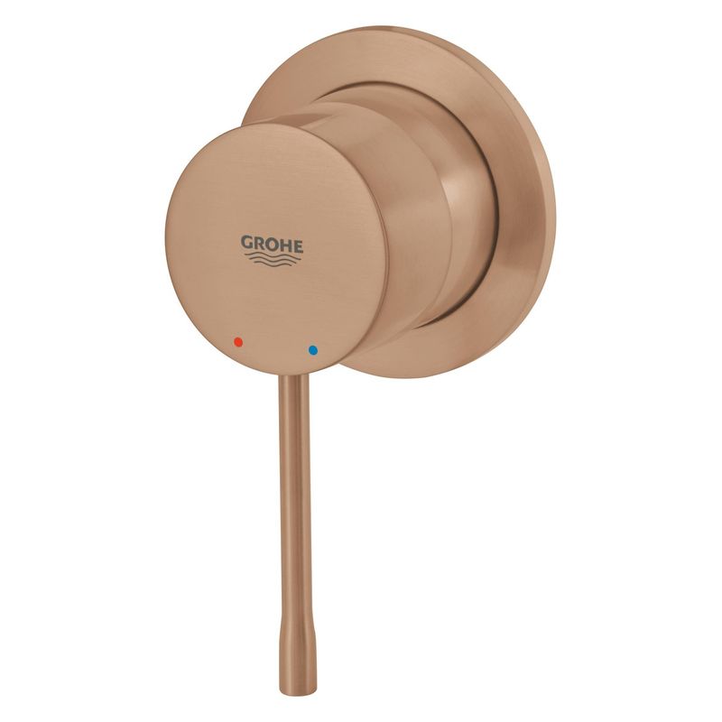 Casa si Gradina - Sanitare - Cazi si cabine de dus - Coloane si seturi de dus - Unitate comanda Grohe 29197DL0, Essence, 2 functii, include valva, mat, cupru - Infinity.ro