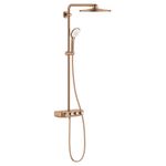 Casa si Gradina - Sanitare - Cazi si cabine de dus - Coloane si seturi de dus - Sistem de dus Grohe 26507DL0, Euphoria SmartControl 310, termostat, 310 mm, aparent, mat, cupru - Infinity.ro
