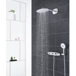 Casa si Gradina - Sanitare - Cazi si cabine de dus - Coloane si seturi de dus - Sistem de dus Grohe 26446LS0, SmartControl 360, termostat, incastrat, 360 mm, 2 functii, anti-oparire, anti-calcar, crom - Infinity.ro