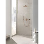 Casa si Gradina - Sanitare - Cazi si cabine de dus - Coloane si seturi de dus - Dus fix Grohe 26066DL0, Rainshower, 310, 1/2'', pe perete, 310 mm, 1 functie, mat, cupru - Infinity.ro